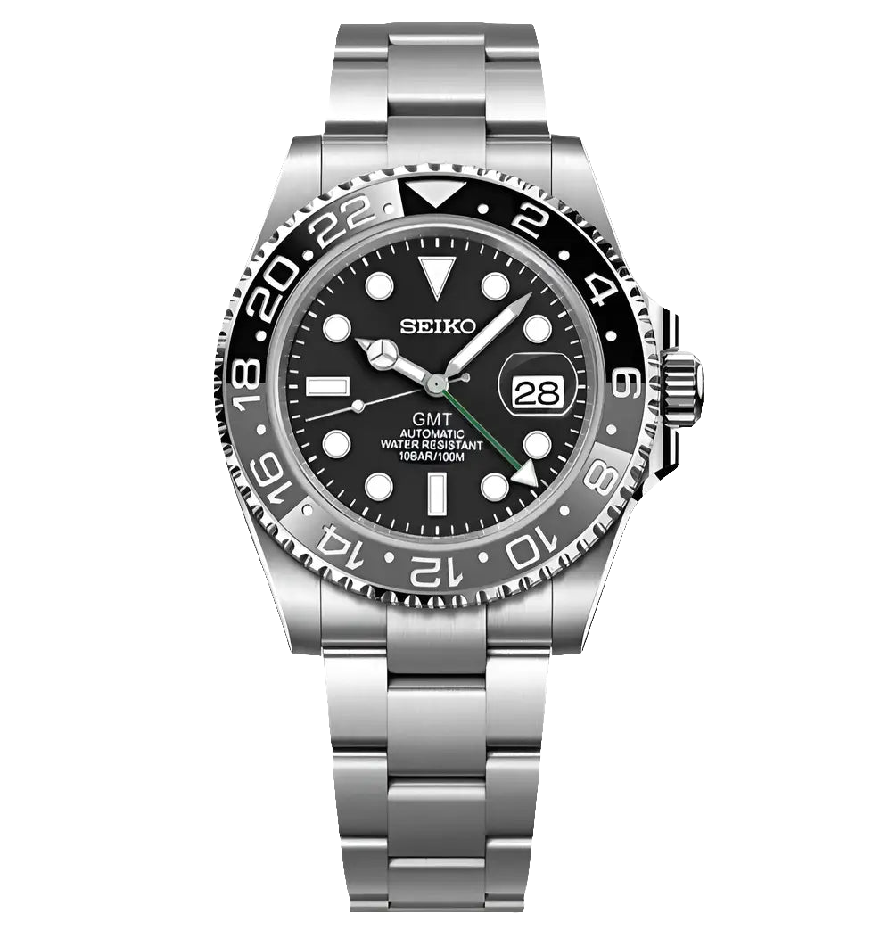 SEIKO MOD GMT BRUCE WAYNE WATCH
