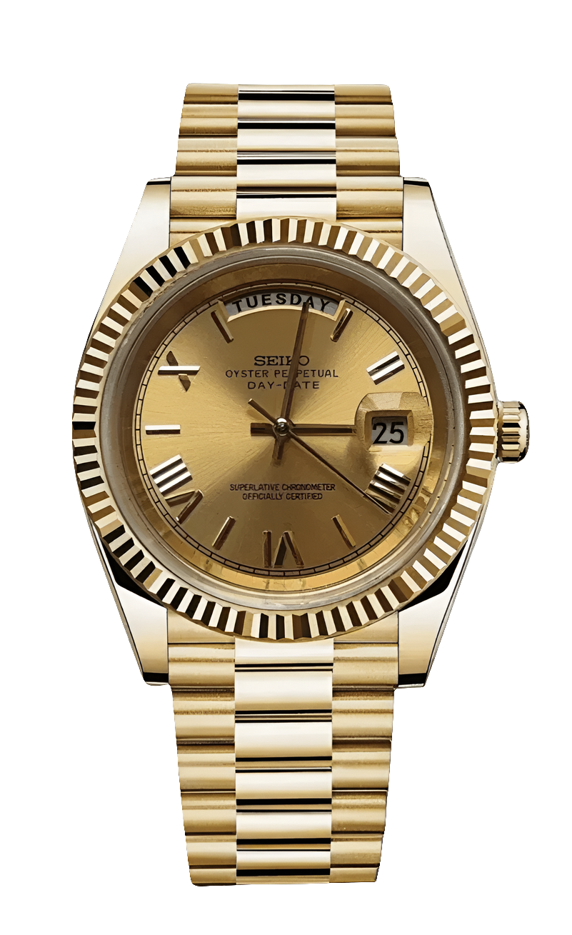 Day Date Watch Mod Gold Edition