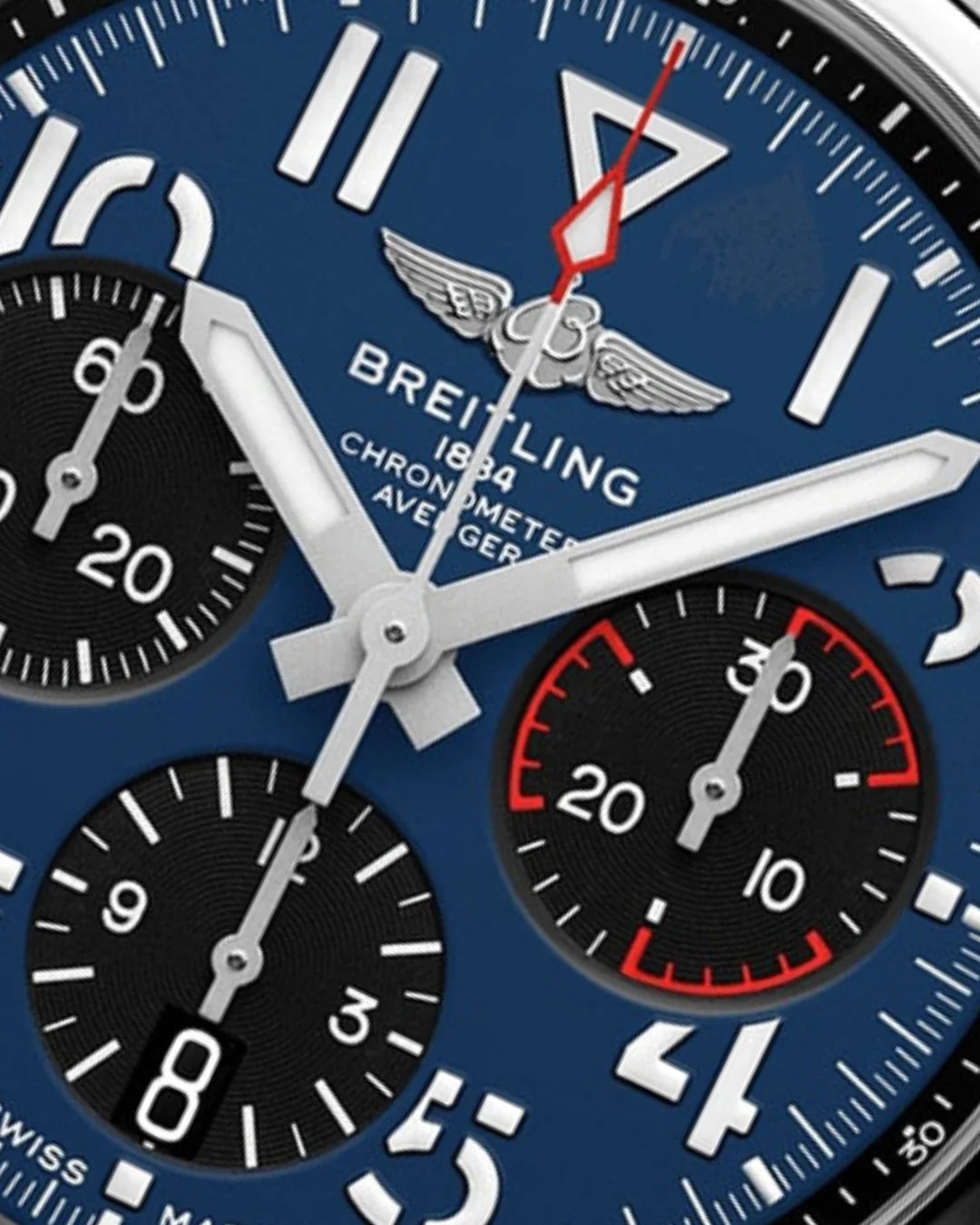 Breitling Avenger Chronograph Ab01821a1c1a1 Blue Watch - Wristwatch