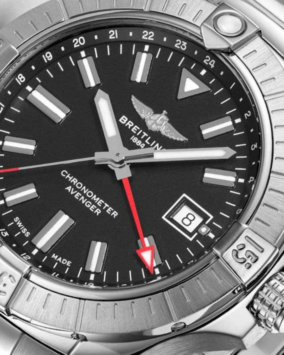 Breitling Avenger Gmt A32397101b1a1 Black Watch - Wristwatch