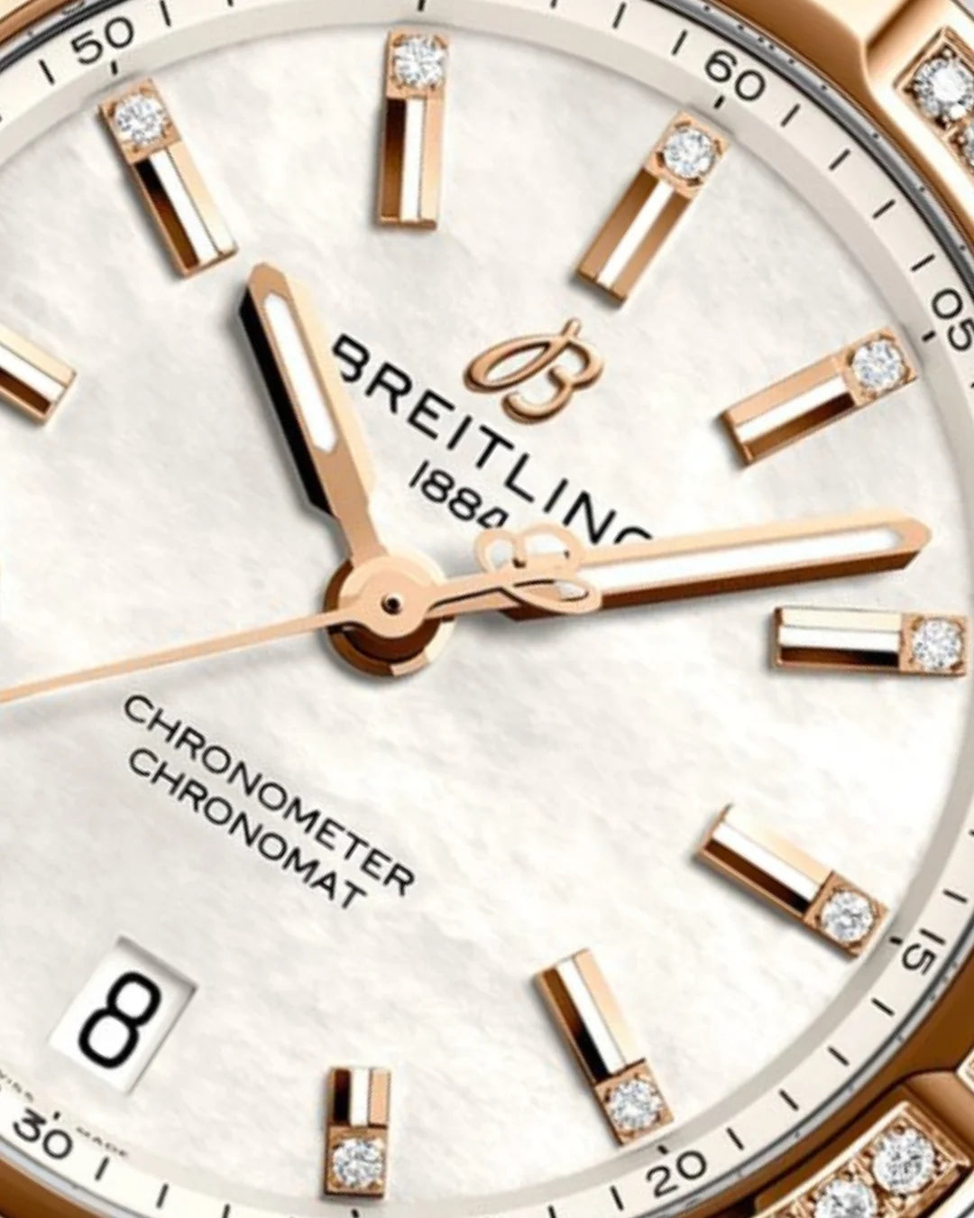 Breitling Chronomat Mother of Pearl U77310591a2u1 Watch - Wristwatch