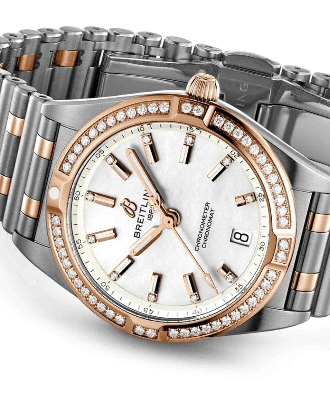 Breitling Chronomat Mother of Pearl U77310591a2u1 Watch - Wristwatch