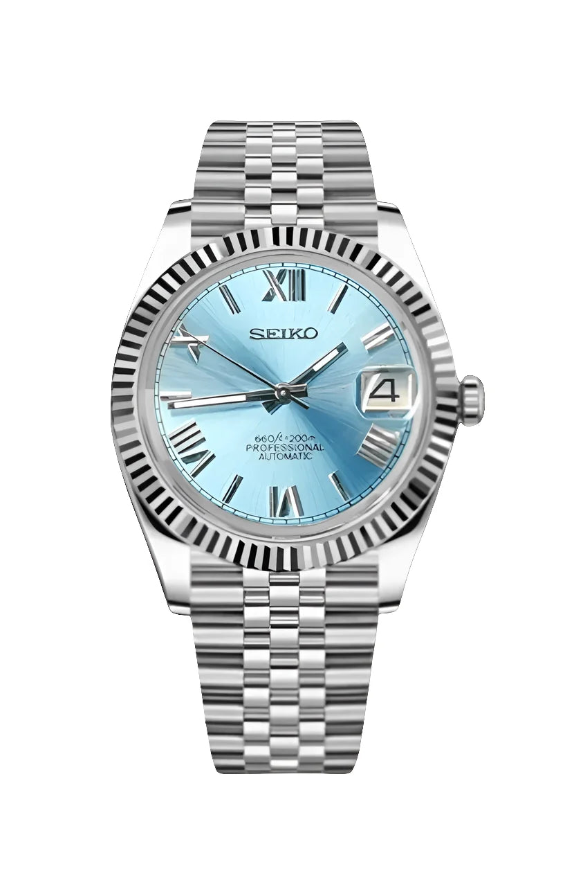 Datejust Watch Mod Tiffany Ladles Edition Wristwatch