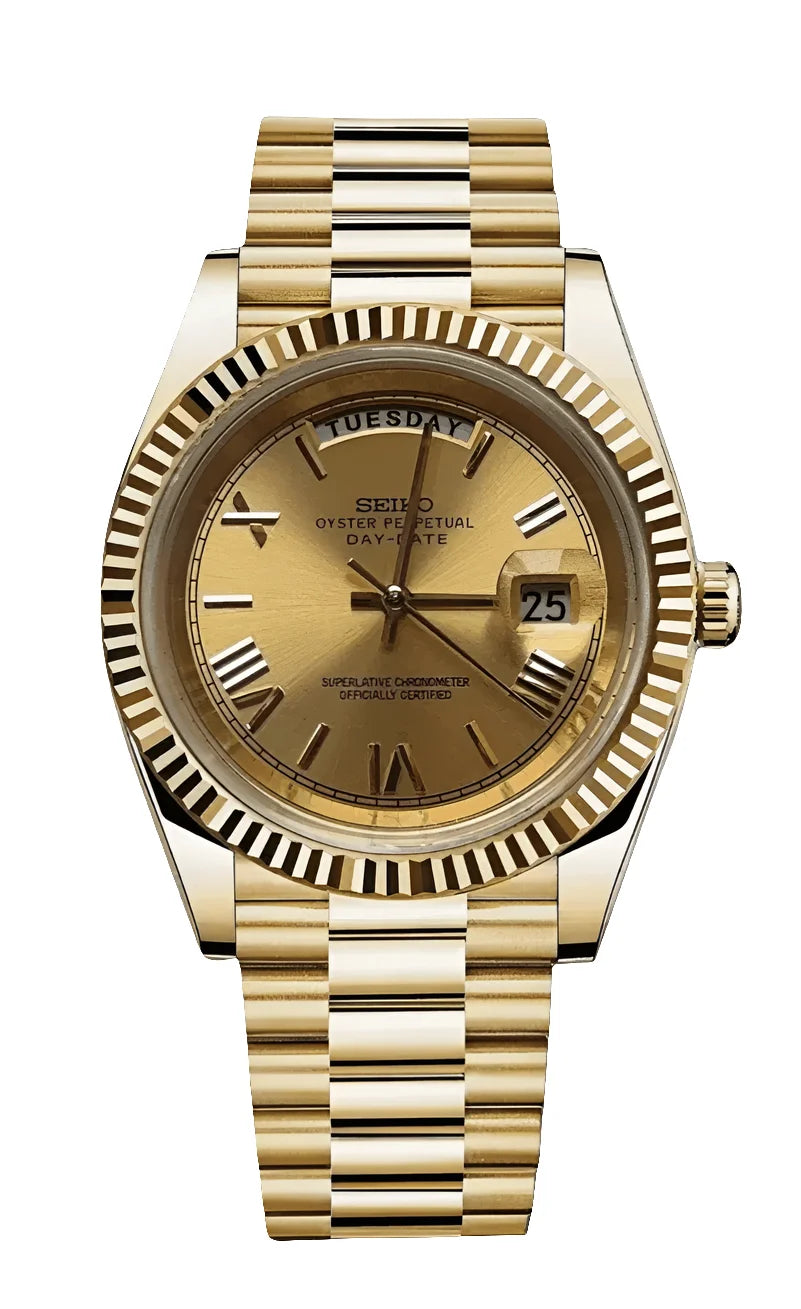 Day Date Watch Mod Gold Edition - Wristwatch