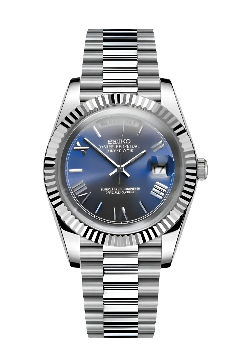 Day Date Watch Mod Midnight Blue Edition - Wristwatch