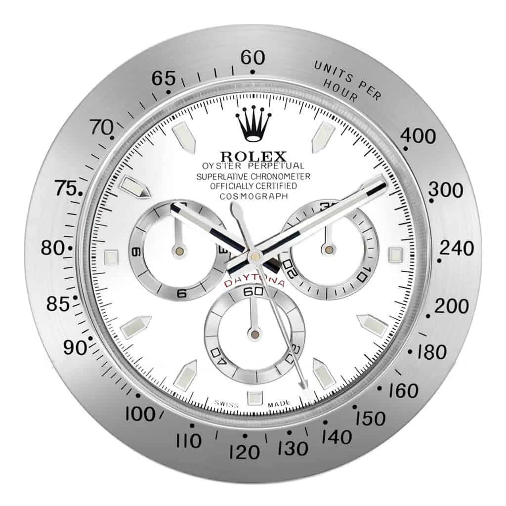 Wall Clock Daytona Silver Edition - Wall clock