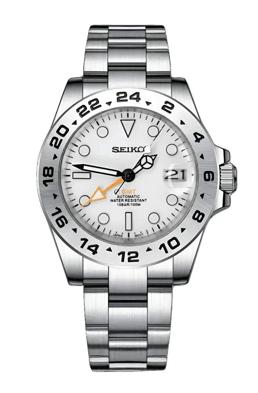 Explorer Watch Mod White Edition - Modern & Durable Timepiece for Adventure