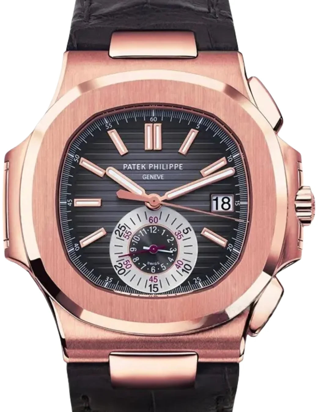 Patek Philippe Nautilus Rose Gold 5980r-001 Watch - Wristwatch