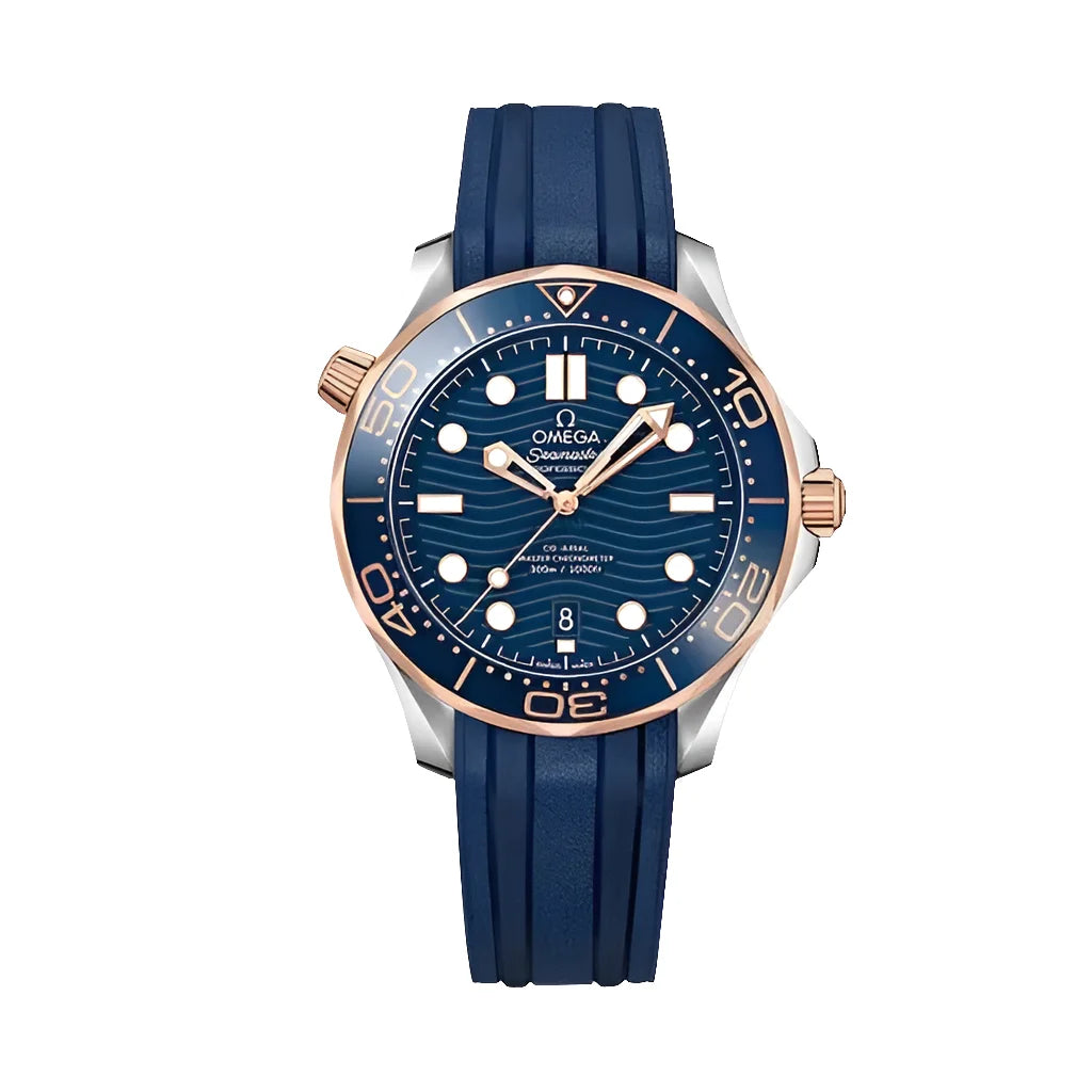 Omega Mod Seamaster Blue Watch Wristwatch