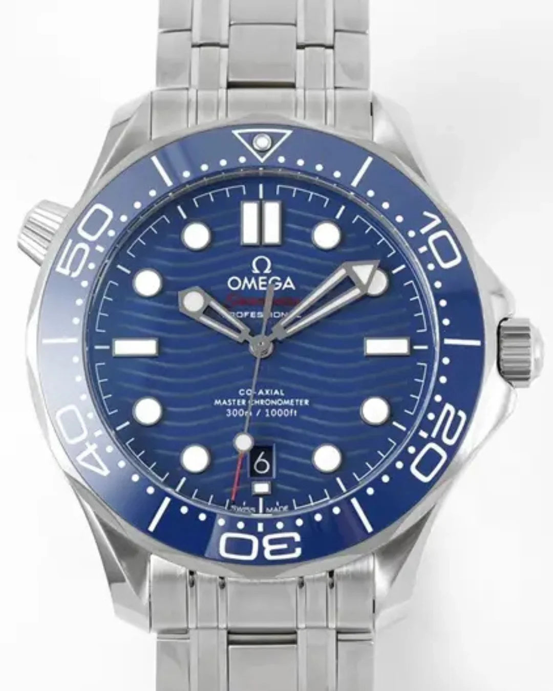 Omega Seamaster Diver 300m Coaxial 210.30.42.20.03.001 Blue Watch - Wristwatch