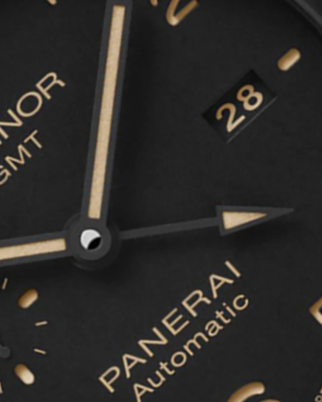 Panerai Luminor Gmt Pam01438 Black Watch - Wristwatch