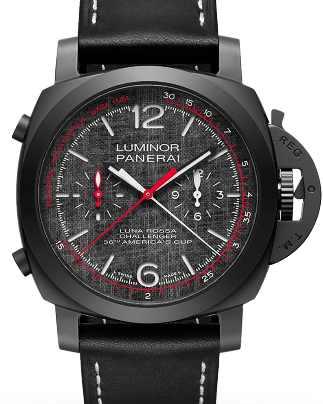 Panerai Luminor Luna Rossa Chronograph Pam01037 Watch - Wristwatch