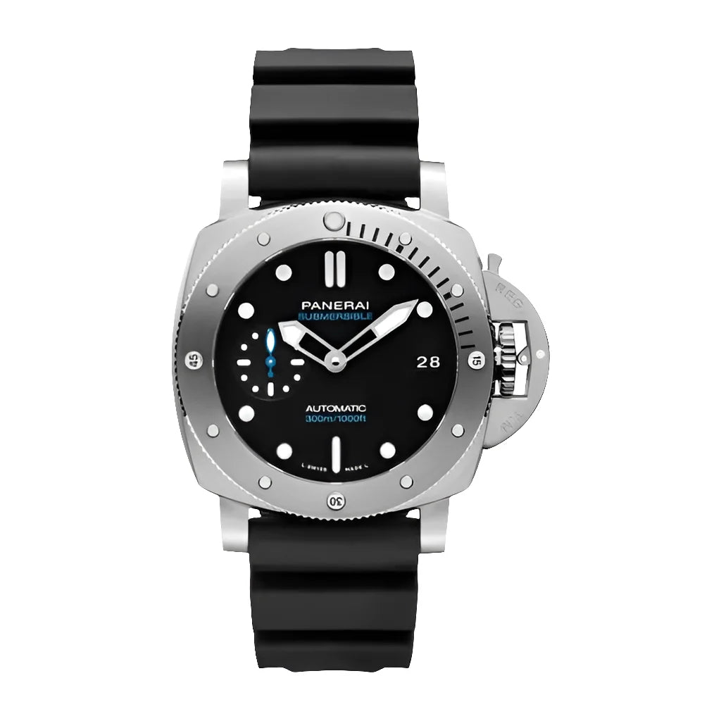 Panerai Mod Submersible Pam00973 Black Watch Wristwatch