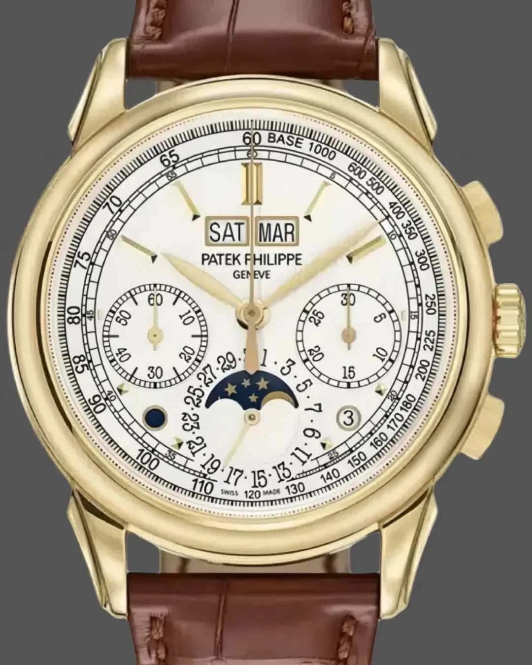 Patek Philippe Grand Complications 5970j 001 Gold Chronograph Watch - Wristwatch