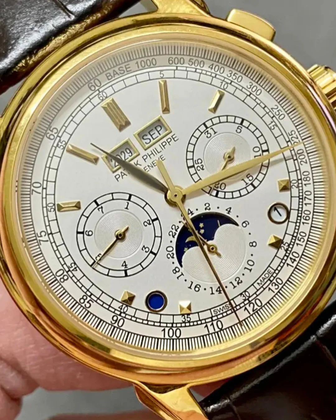 Patek Philippe Grand Complications 5970j 001 Gold Chronograph Watch - Wristwatch