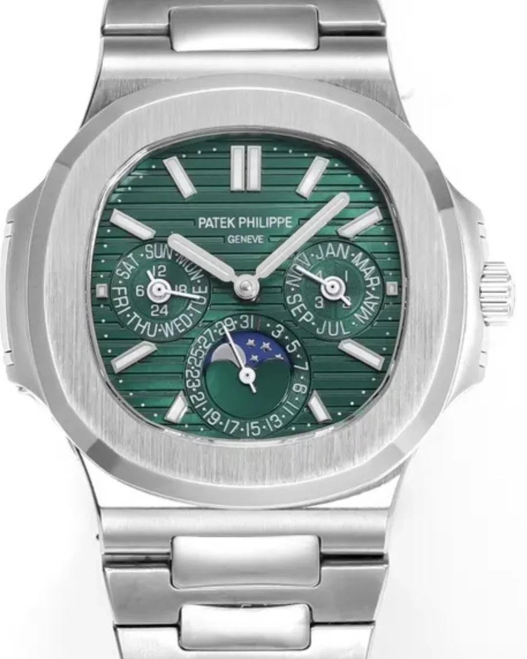 Patek Philippe Nautilus 5740 Green Perpetual Watch - Wristwatch