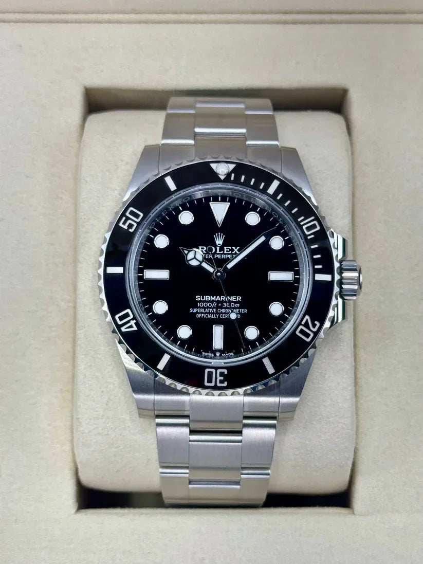 Rlx Super Mod Black Submariner Diving Watch Wristwatch