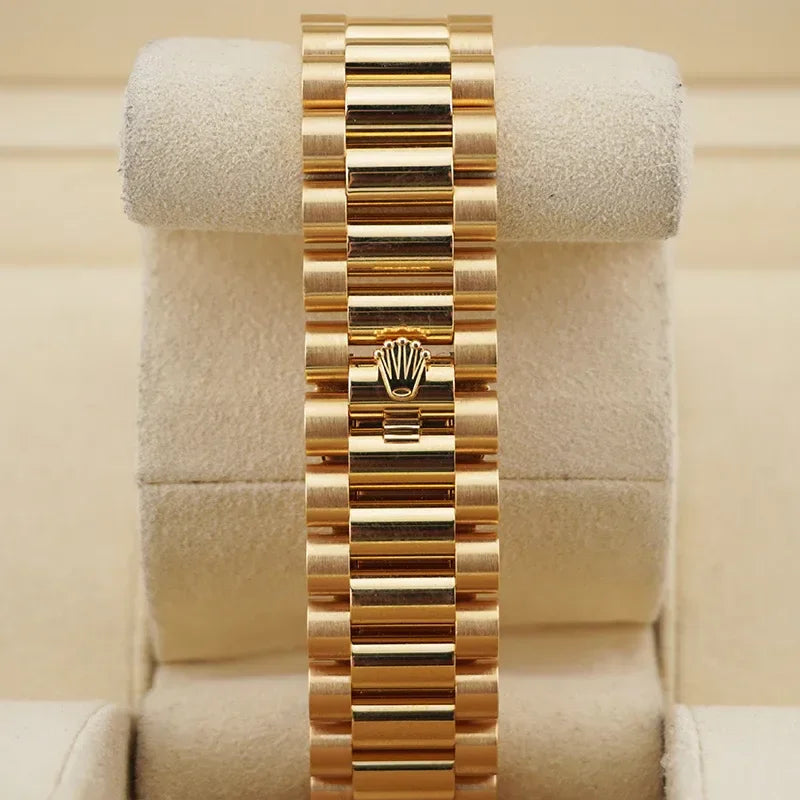 Rlx Super Mod Day Date 36 Gold Watch Wristwatch