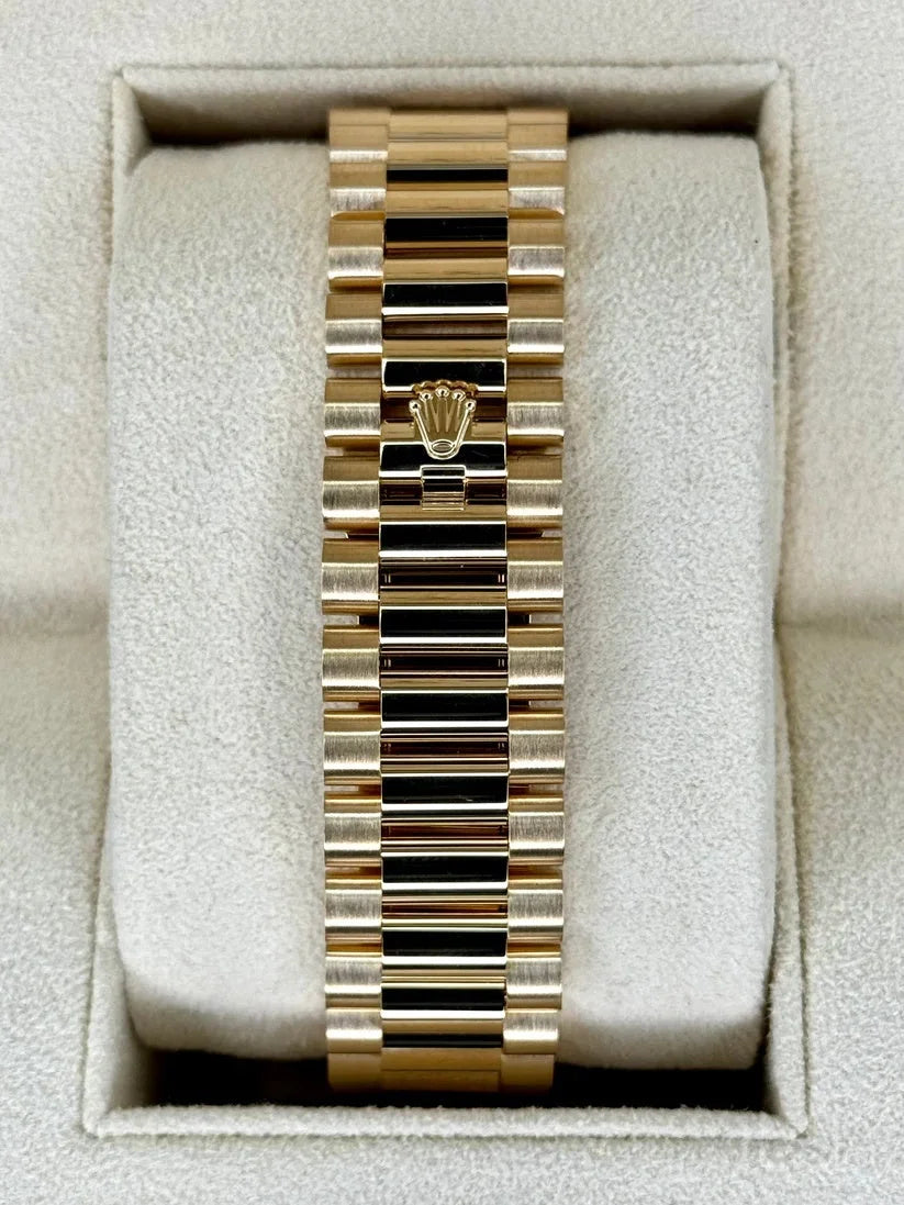 Rlx Super Mod Day Date Roman Gold Watch Wristwatch
