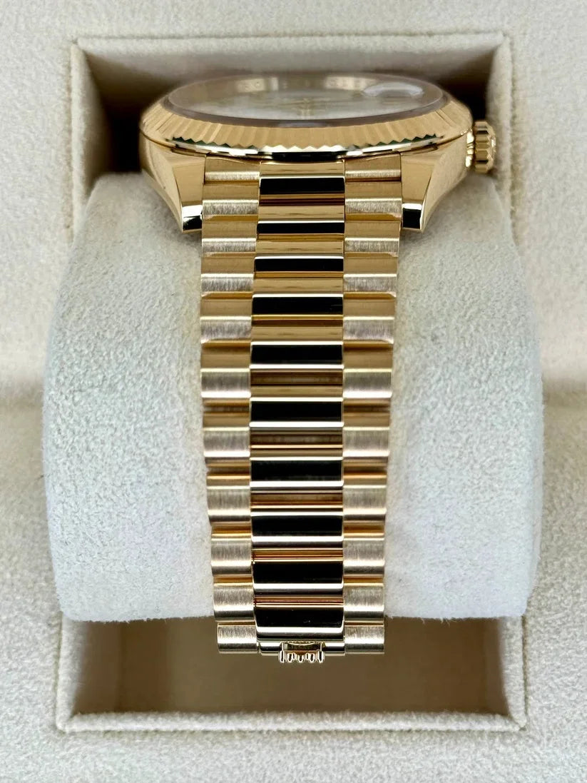 Rlx Super Mod Day Date Roman Gold Watch Wristwatch