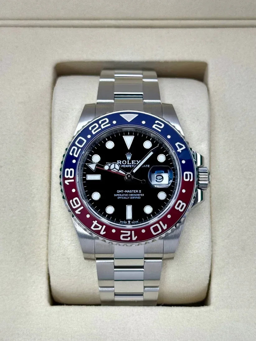 Rlx Super Mod Gmt Pepsi Watch Wristwatch