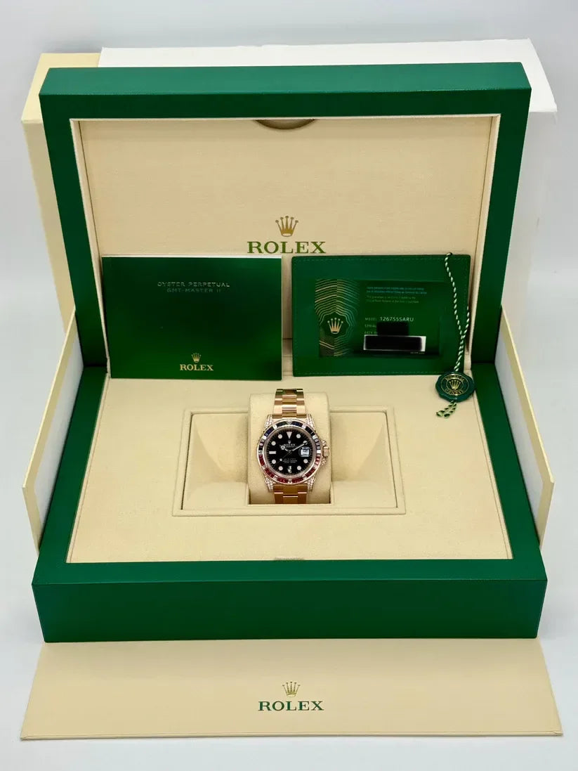 Rlx Super Mod Gmt Rainbow Watch Wristwatch