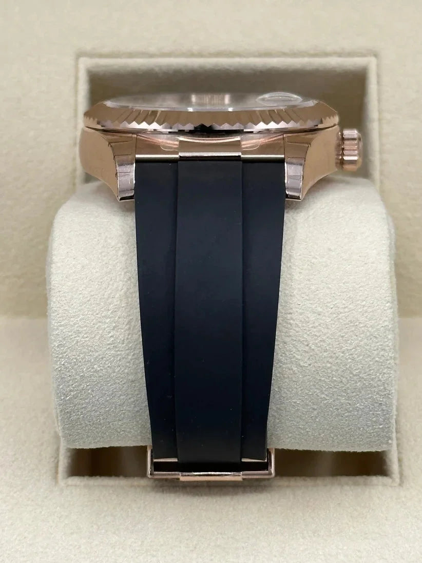 Rlx Super Mod Sky dweller Choclate Rose Watch Wristwatch