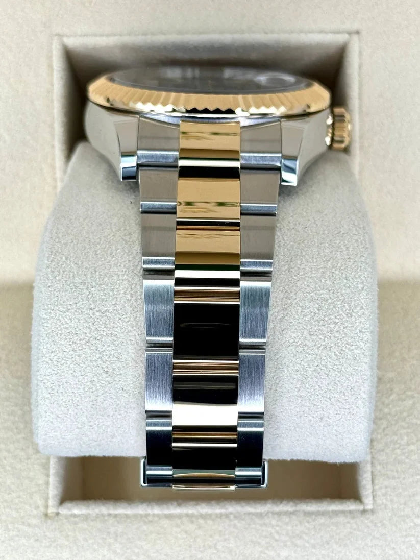 Rlx Super Mod Sky dweller Two Tone Watch Wristwatch