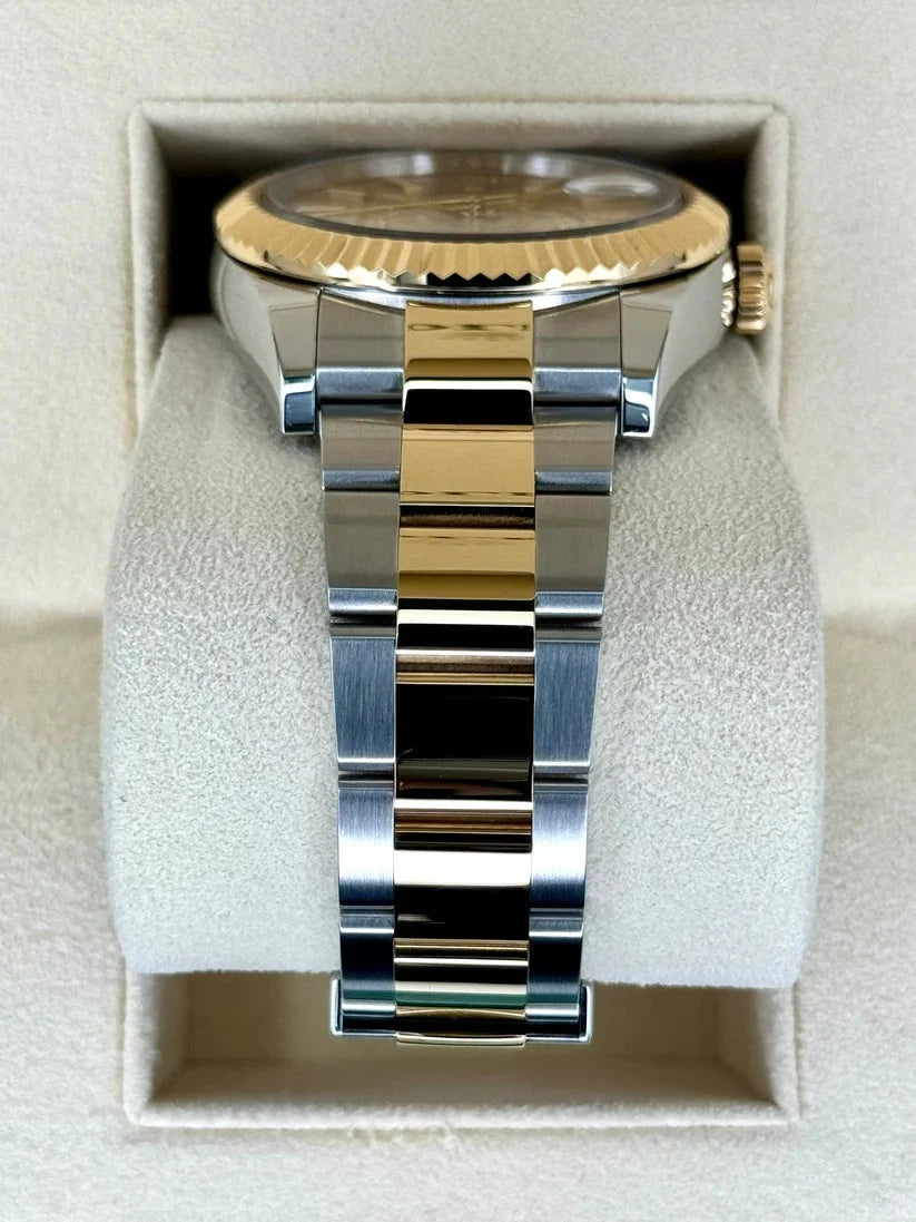 Rlx Super Mod Sky dweller Two Tone Watch Wristwatch
