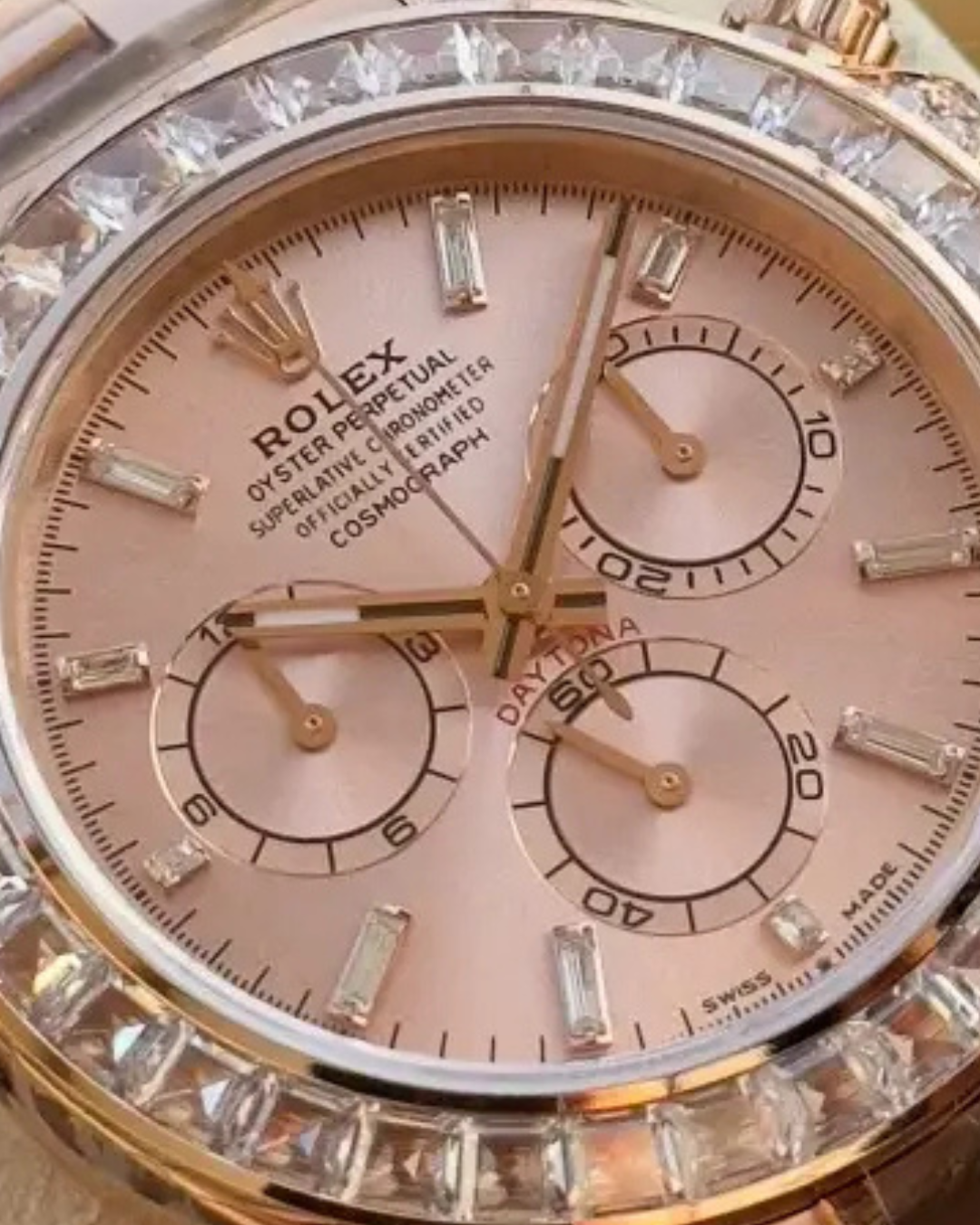 Daytona SC Pink Diamond 126595TBR O001 Watch