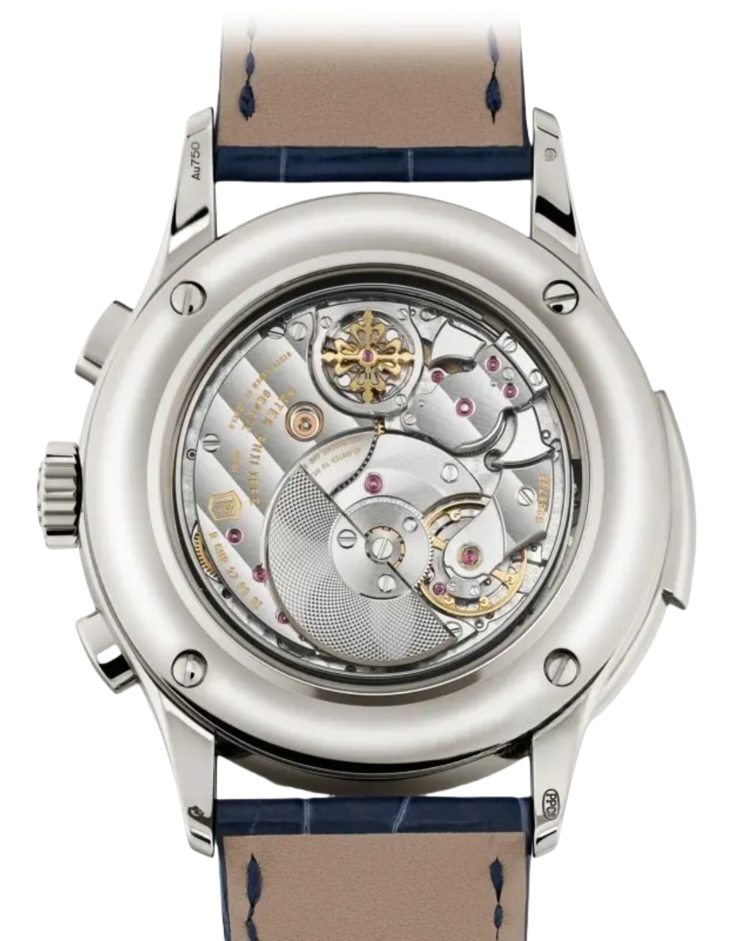 Patek Phillipe Sunburst Moon Chronograph 5308G-001 Super Watch Mod Blue