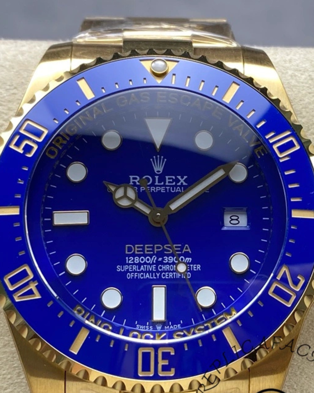 Deepsea SC Gold Blue 136668LB Watch
