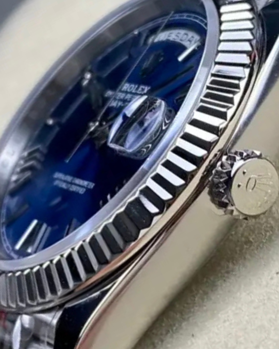 Day-Date SC 228239 Blue Roman Dial