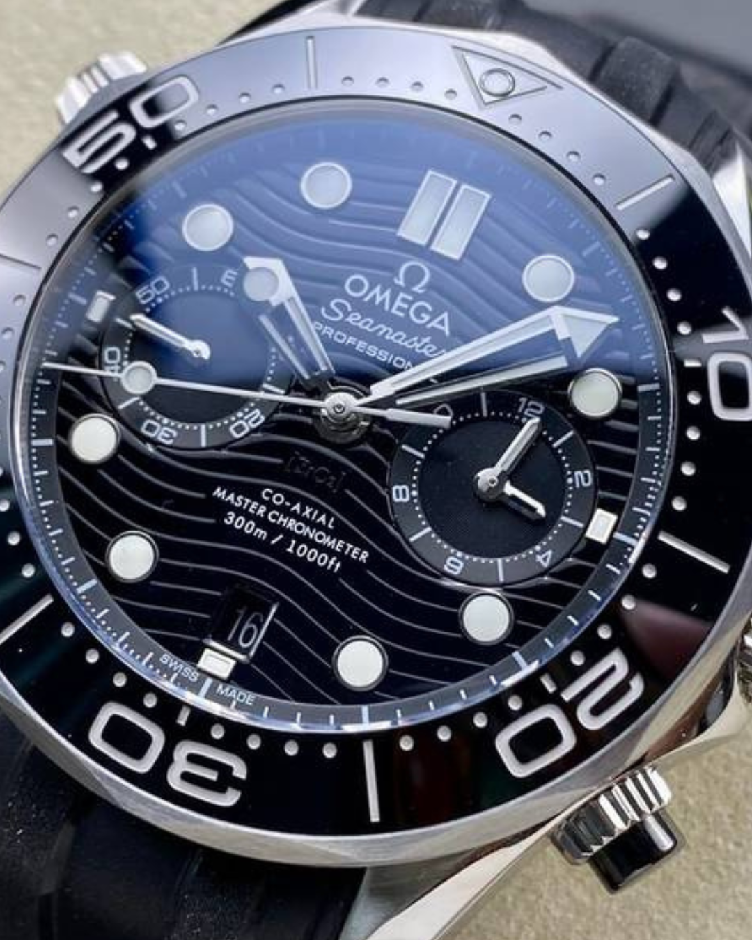 Omega Superclone Seamaster 44mm Diver 300m Black 210.32.44.51.03.001