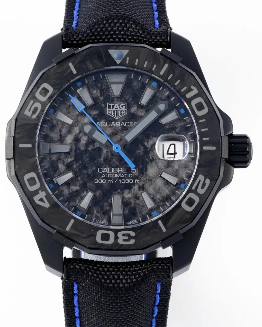 TAG HEUER Aquaracer Calibre 5 "Carbon" WBD218C.FC6447 Watch
