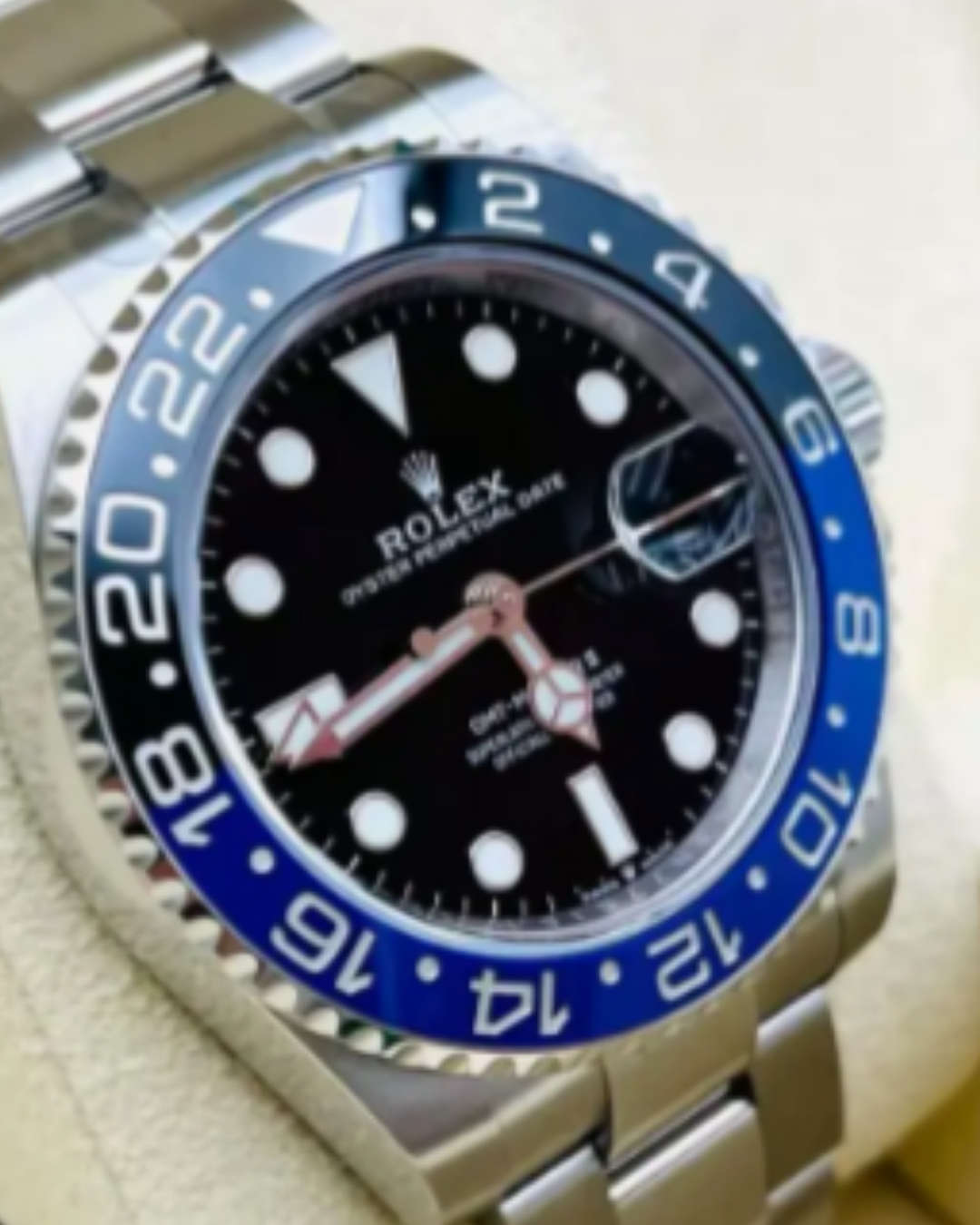 Rolex GMT Master 3285 Super Watch Mod Batman 126710BLNR