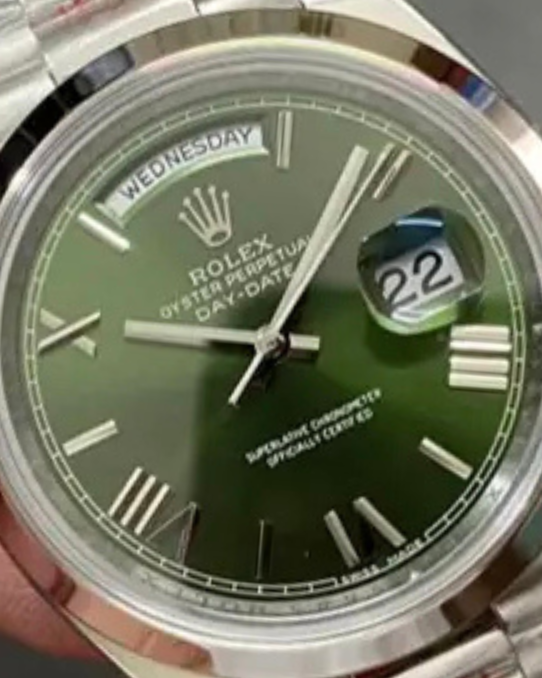 Day Date 228236 SC Green Dial