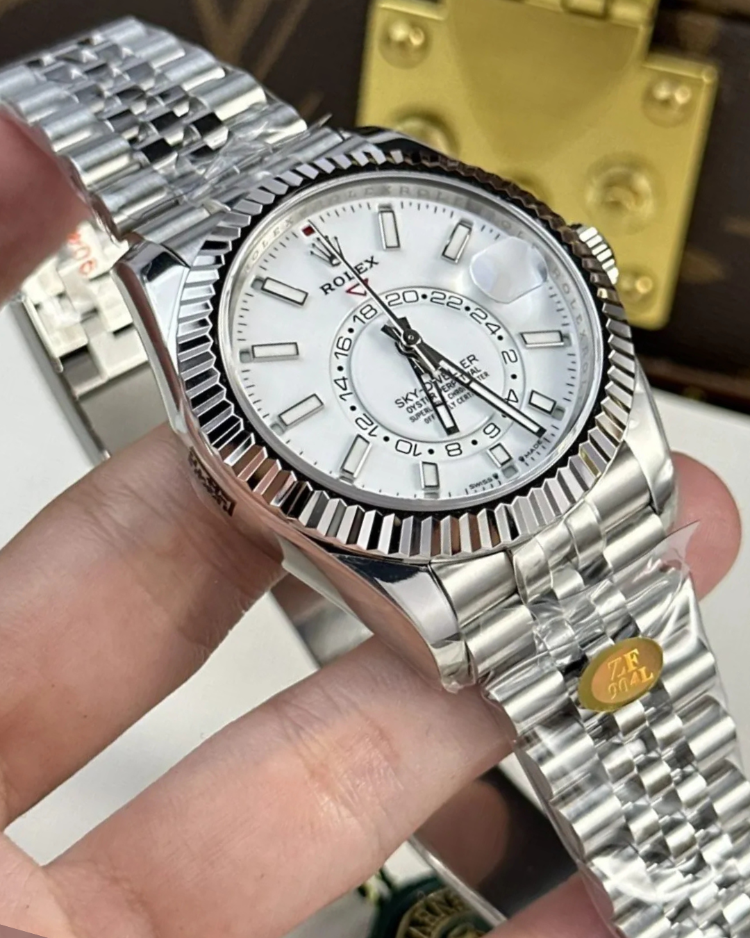 Sky Dweller Watch Mod White Crown Edition