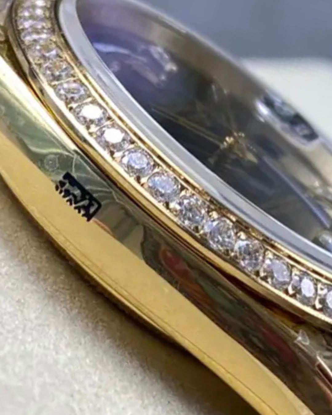 Day-Date SC 228348RBR Black Diamond Dial