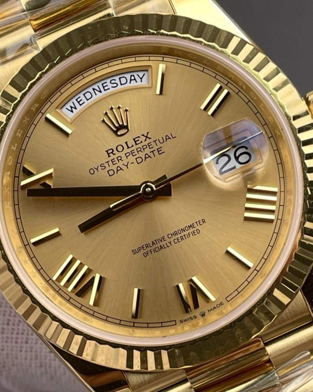 Day-Date SC 18K Yellow Gold Roman Dial 228238