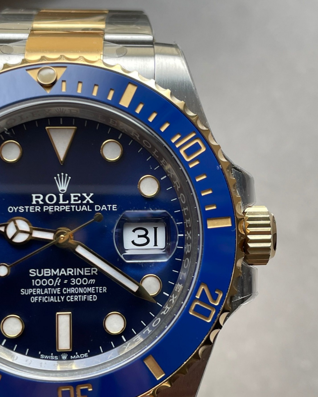 Submariner SC Bluesy 126613LB Two-Tone Blue