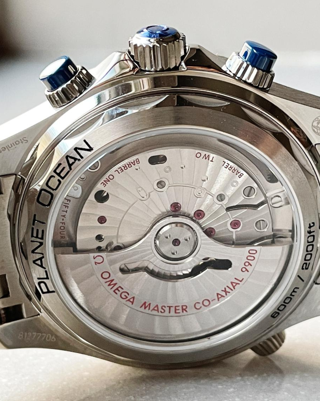 Omega Seamaster 300M Super Watch Mod Grey Dial Chronograph