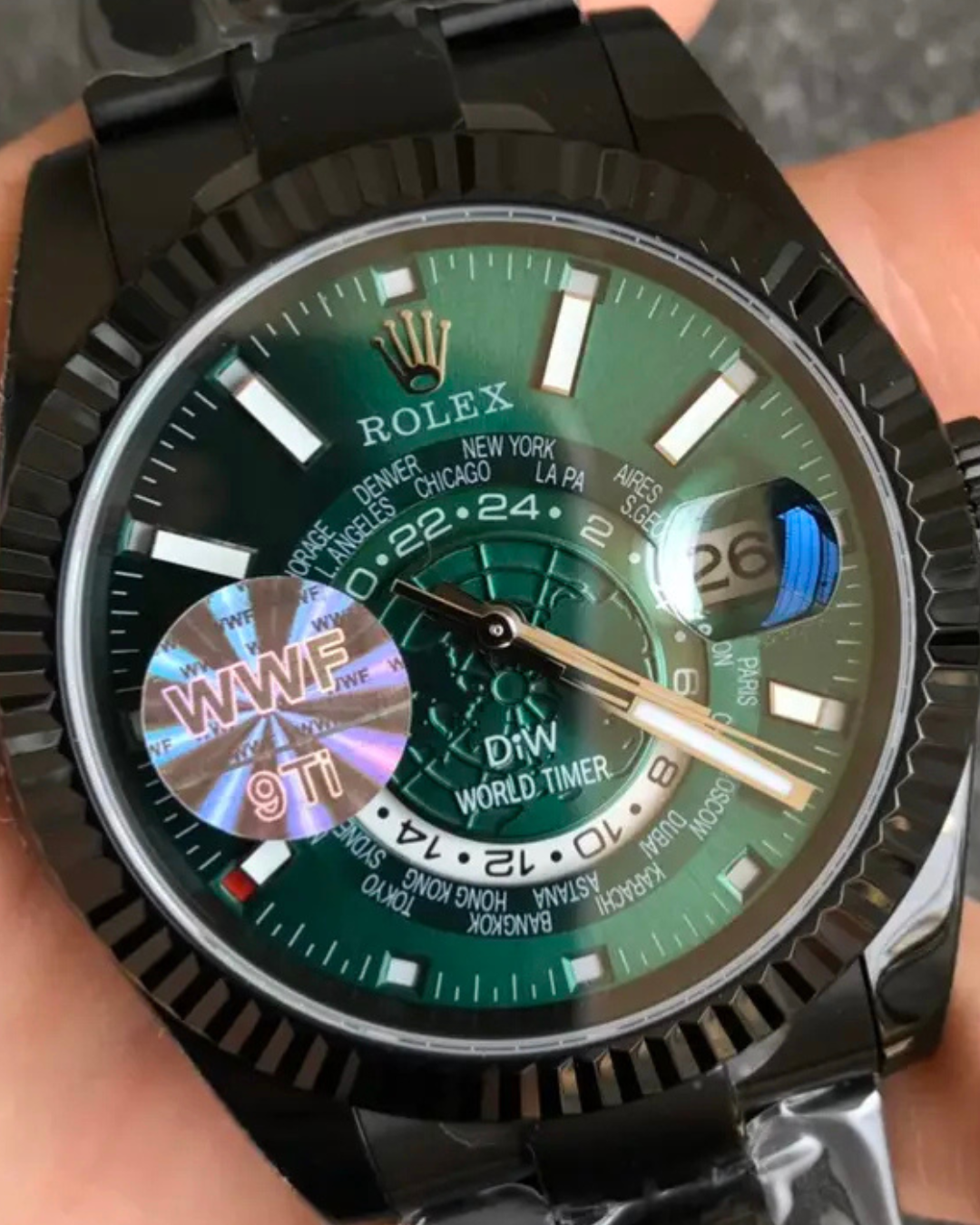Rolex DiW Sky-Dweller Superclone 326934 Green Dial