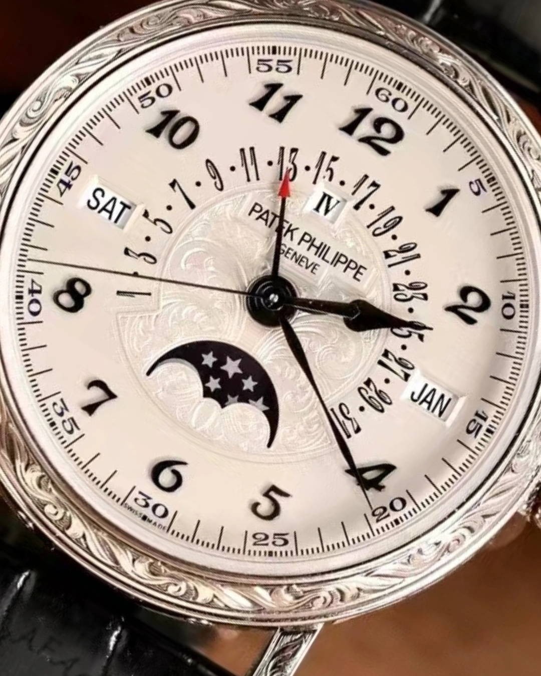 Patek Philippe Superclone Grand Complications 5160/500G-001 White Gold Perpetual Calendar