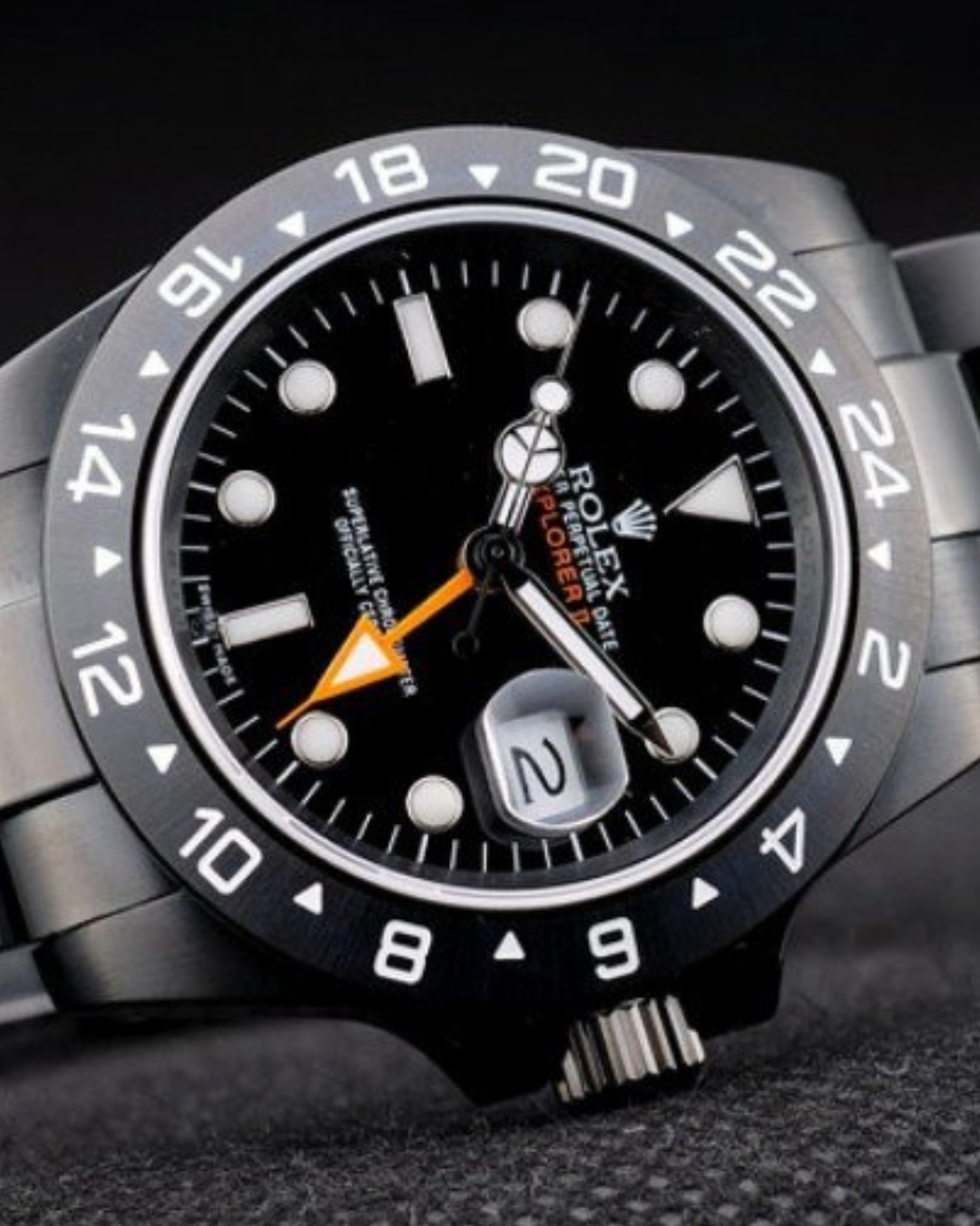 Explorer Watch Mod Black-White Crown Edition