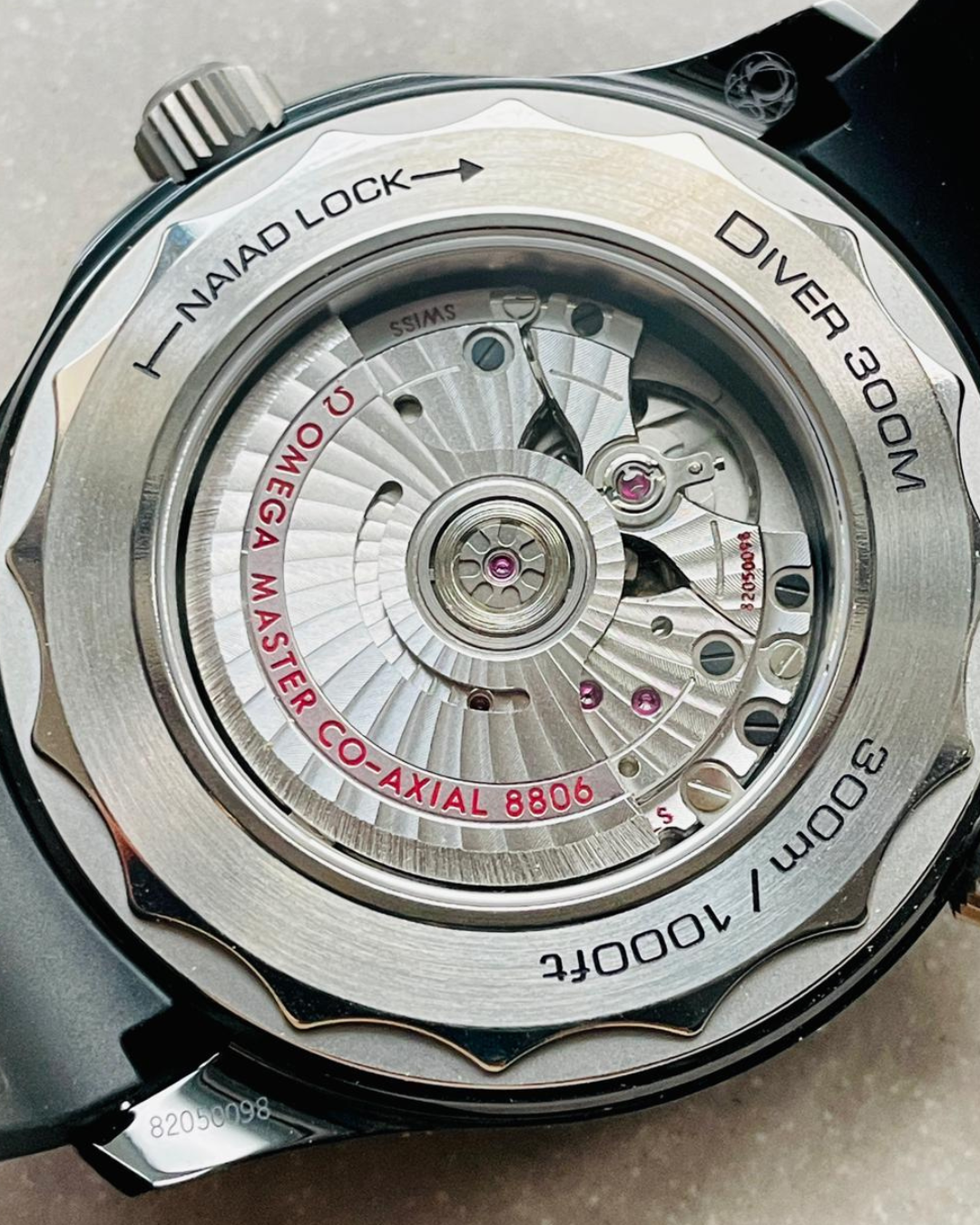 Omega Seamaster Diver 300M 43.5mm Super Watch Mod Black 8806