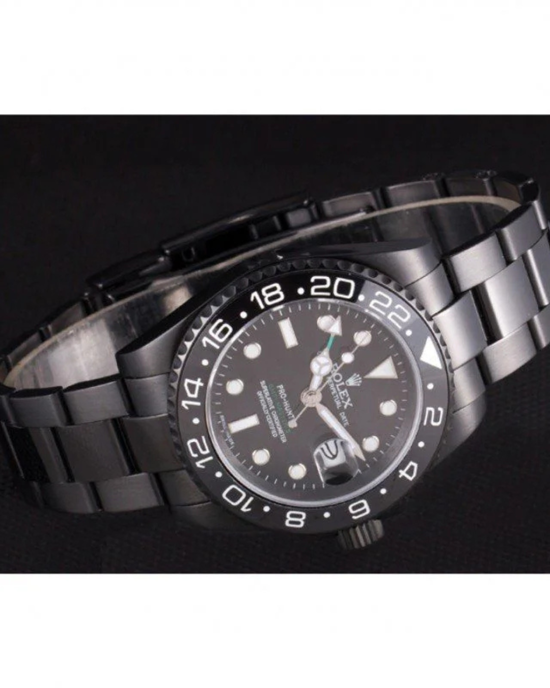 Gmt Watch Mod Black Crown Edition