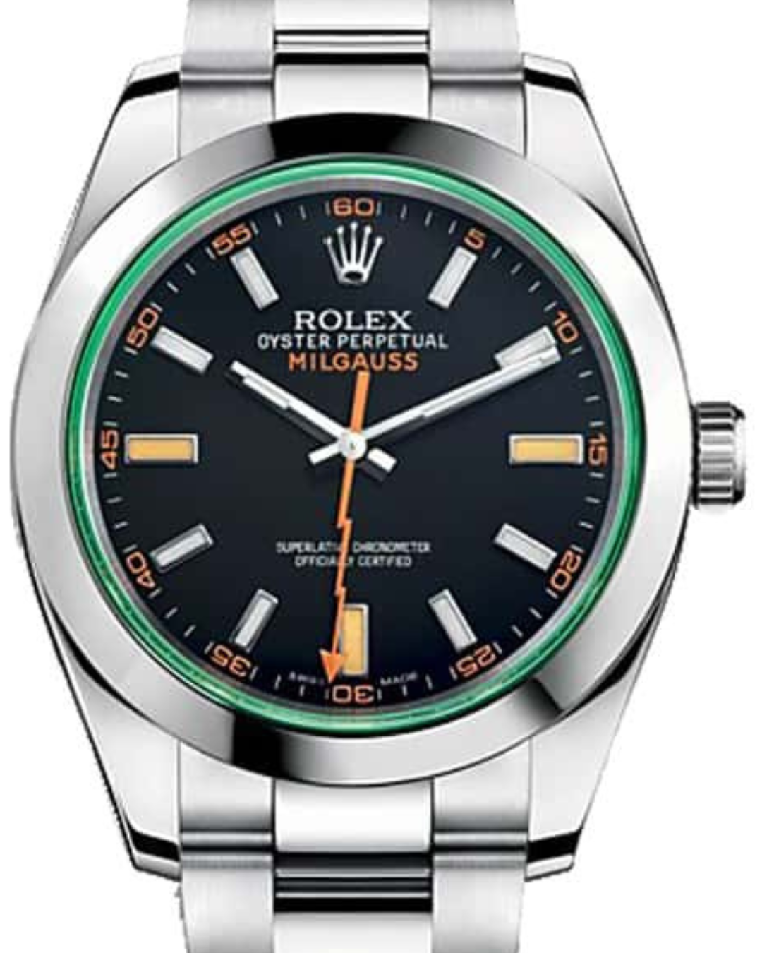 Milgauss SC 116400GV Green Crystal Watch