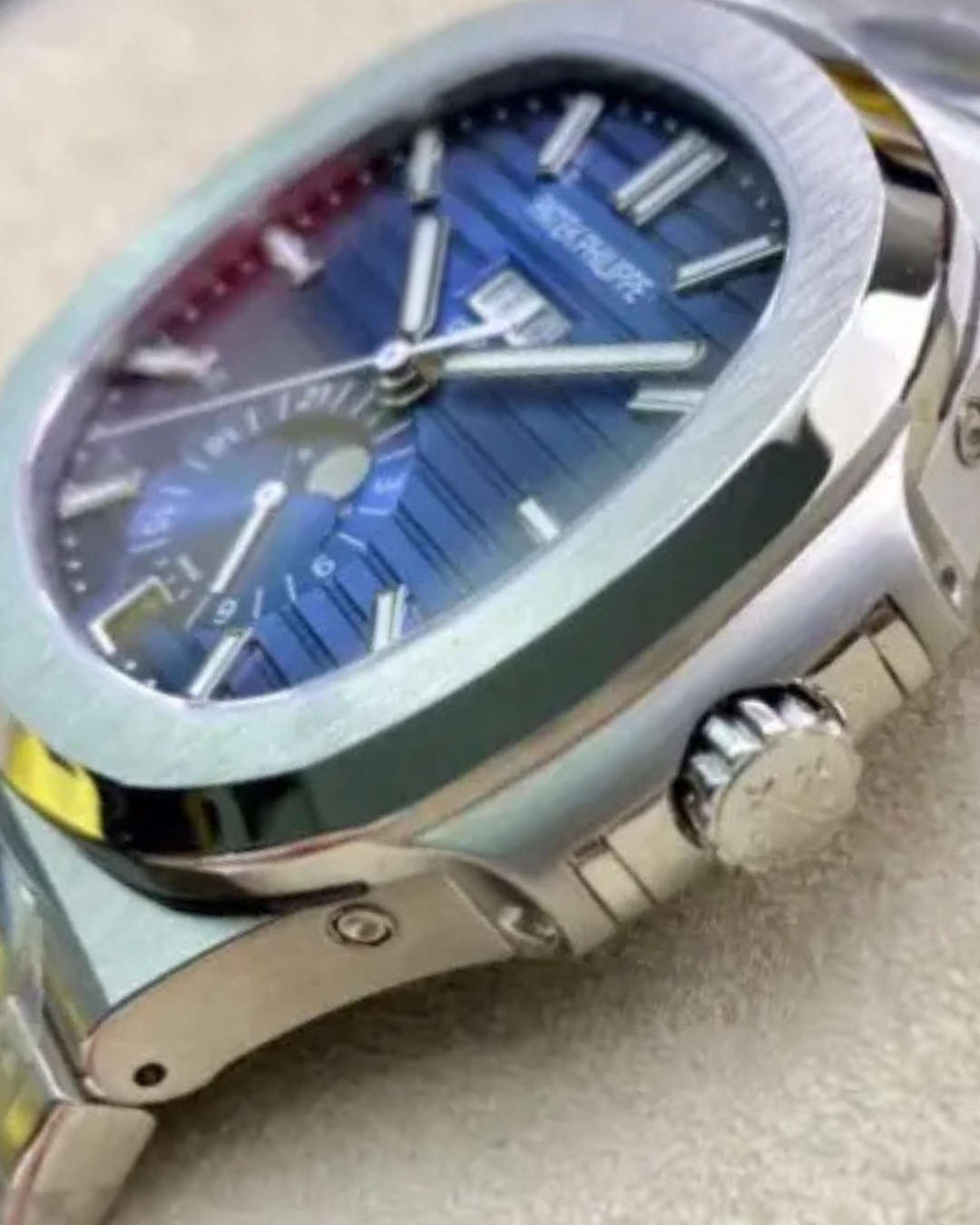 Patek Philippe Superclone Nautilus Annual Calendar Blue 57261A001