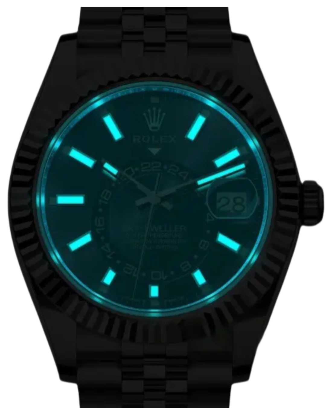 Sky-Dweller Super Watch Mod Blue Oyster 336934-9002